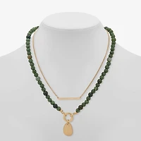 a.n.a Multi Row Womens 16 Inch Strand Necklace