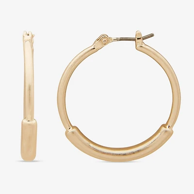 a.n.a Tube Womens Hoop Earrings