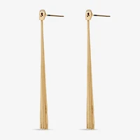 Worthington Snake Chain Linear Womens Drop Earrings