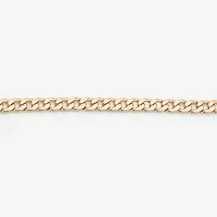 Worthington Toggle Charm Womens 8 Inch Curb Chain Bracelet