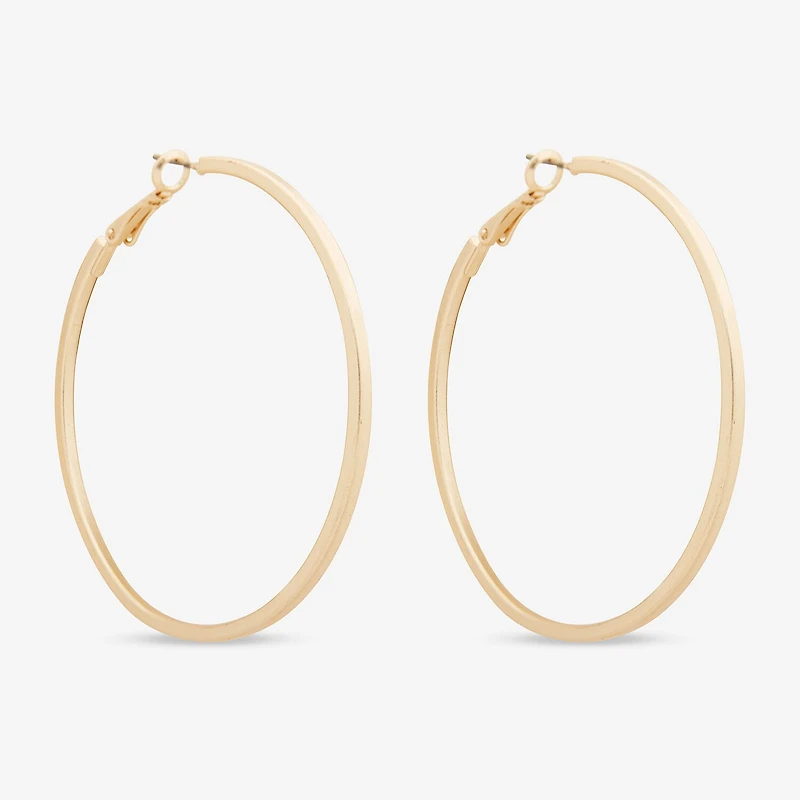 a.n.a Womens 58.5mm Hoop Earrings