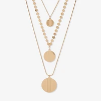 a.n.a Gold Tone Womens 39 Inch Strand Necklace