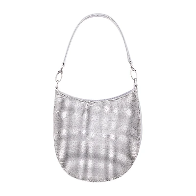 I. Miller Lolly Crystal Front Hobo Embellished Evening Bag