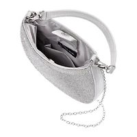 I. Miller Lolly Crystal Front Hobo Embellished Evening Bag