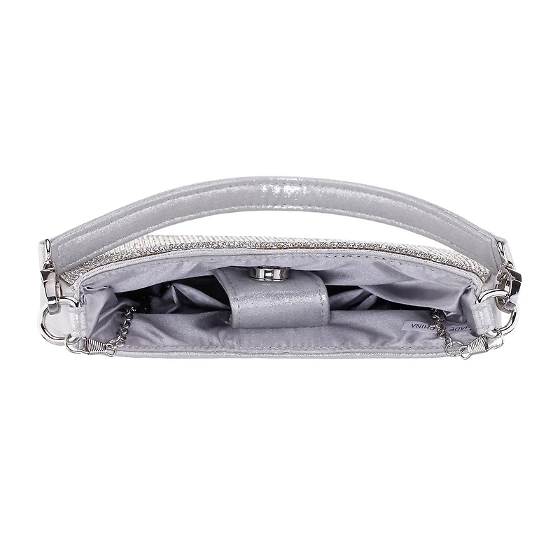 I. Miller Lolly Crystal Front Hobo Embellished Evening Bag