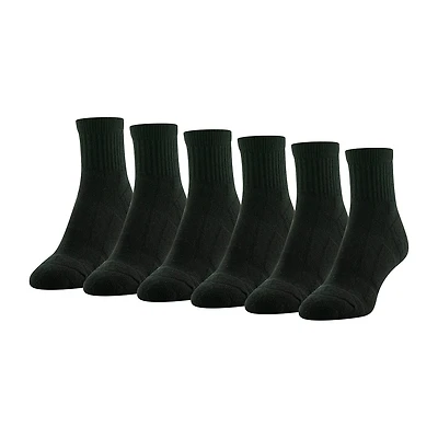 Gold Toe Sport Cushion Womens Multi-Pack 6 Pair Quarter Ankle Socks