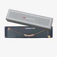 Liz Claiborne Womens Glass Strand Bracelet