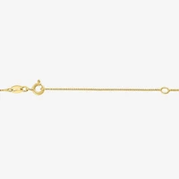Diamond Blossom (G-H / I1-I2) Womens Diamond Accent Lab Grown White Diamond 10K Gold Cross 18 Inch Pendant Necklace