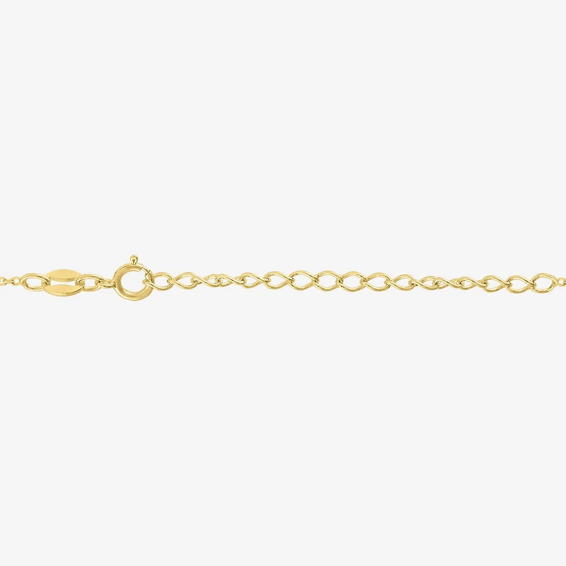Diamond Addiction North Star (I-J / Si2-I1) Womens 1/10 CT. T.W. Lab Grown White Diamond 14K Gold Over Silver Star 18 Inch Pendant Necklace