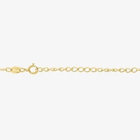 Diamond Addiction North Star (I-J / Si2-I1) Womens 1/10 CT. T.W. Lab Grown White Diamond 14K Gold Over Silver Star 18 Inch Pendant Necklace