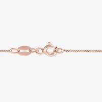 Diamond Blossom (G-H / Si2-I1) Womens 1/10 CT. T.W. Lab Grown White Sterling Silver Cross 18 Inch Pendant Necklace