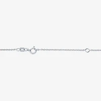 Diamond Accent "Mama" (G-H / Si2-I1) Womens Lab Grown White Sterling Silver 18 Inch Pendant Necklace
