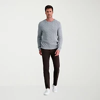 Haggar Corduroy Mens Straight Fit Flat Front Pant