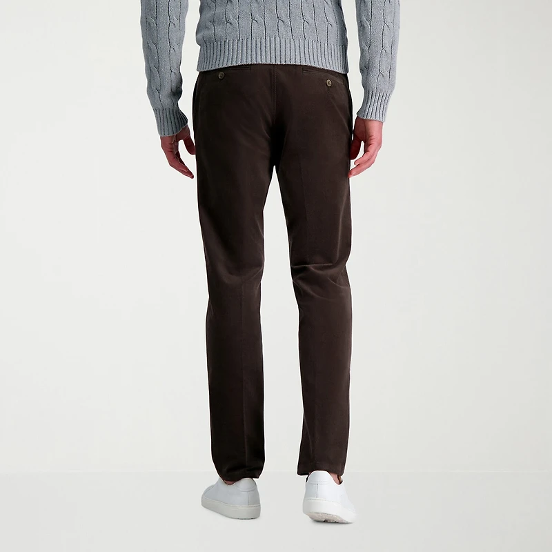 Haggar Corduroy Mens Straight Fit Flat Front Pant