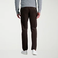 Haggar Corduroy Mens Straight Fit Flat Front Pant