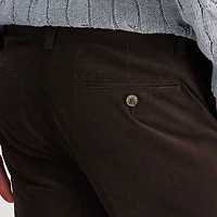 Haggar Corduroy Mens Straight Fit Flat Front Pant