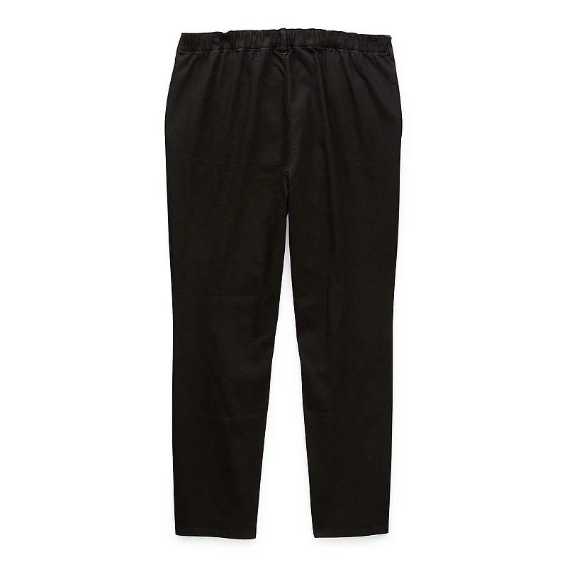 St. John's Bay Plus Adaptive "Seated" Womens Mid Rise Straight Leg Jean