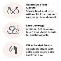 Glamorise MagicLift® Front-Closure Support Wirefree Bra-1200