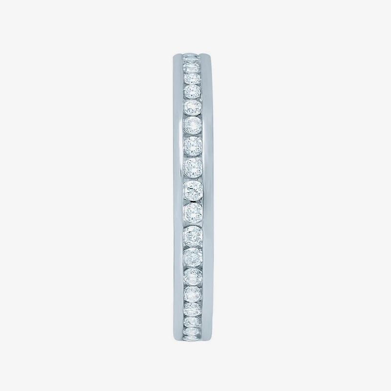 1/2 CT.T.W. Natural Diamond 14K White Gold Eternity Band