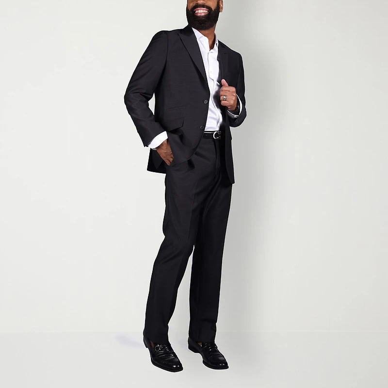 Steve Harvey Shantung Mens Classic Fit Suit Jacket