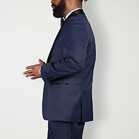Steve Harvey Mens Stretch Fabric Classic Fit Geometric Suit Jacket