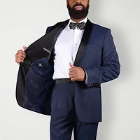 Steve Harvey Mens Stretch Fabric Classic Fit Geometric Suit Jacket
