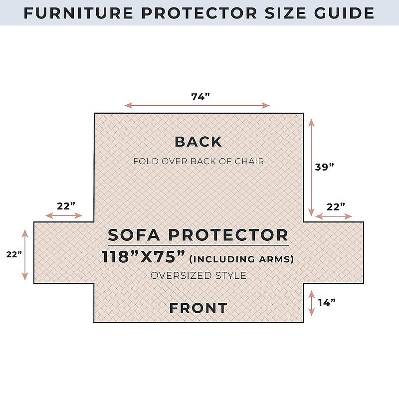 Linery Floral Sofa Protector