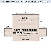 Linery Floral Sofa Protector