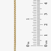 Made in Italy Womens 14K Gold 18 Inch Box Chain Necklace