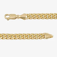 Made in Italy Unisex Adult 14K Gold Inch Curb Chain Necklace
