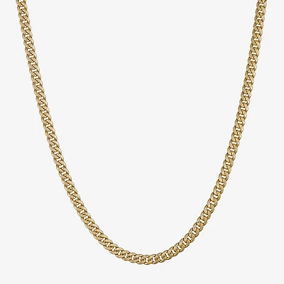 Made in Italy Unisex Adult 14K Gold 22 Inch Curb Chain Necklace