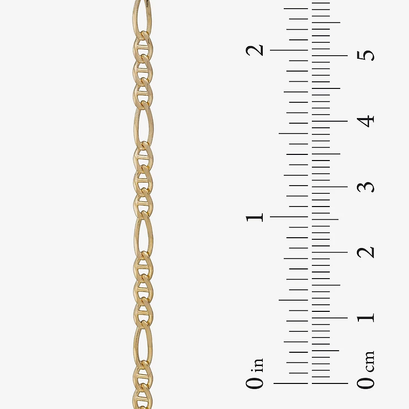 Made in Italy Unisex Adult 14K Gold 18 Inch Fashion Chain Necklace