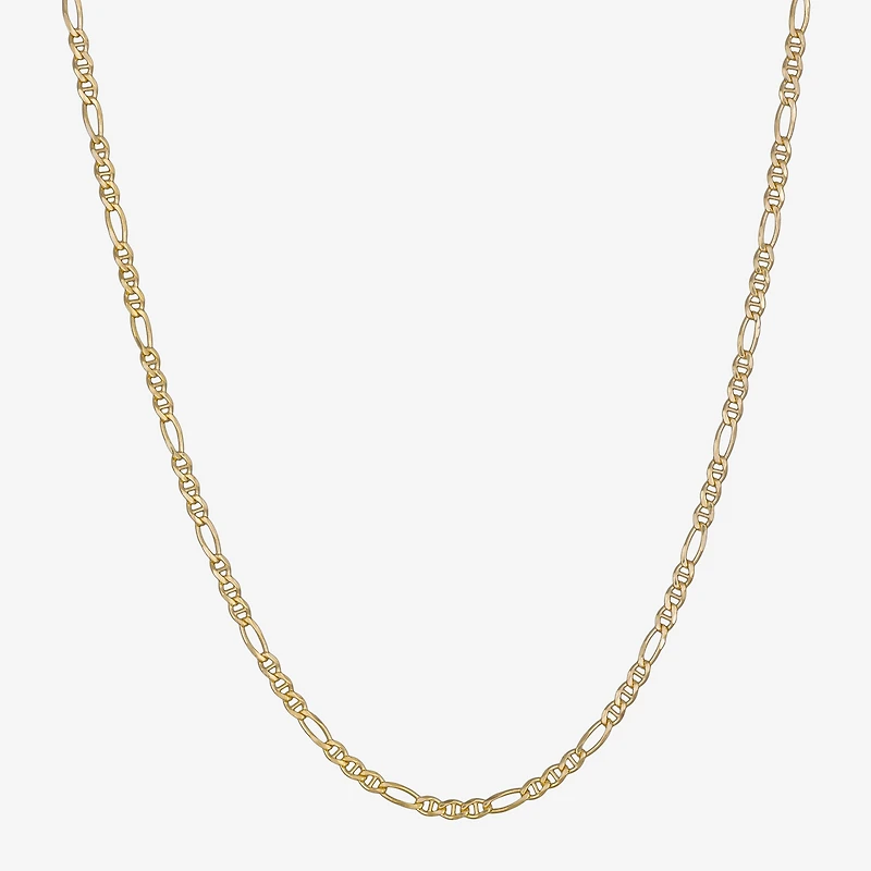 Made in Italy Unisex Adult 14K Gold 18 Inch Fashion Chain Necklace