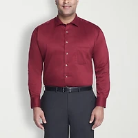 Van Heusen Big and Tall Ultra Flex Mens Regular Fit Wrinkle Free Long Sleeve Dress Shirt