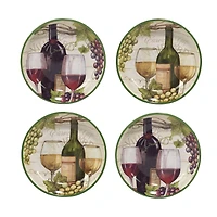 Certified International Meadow Brook Vineyard 4-pc. Earthenware Soup Bowl