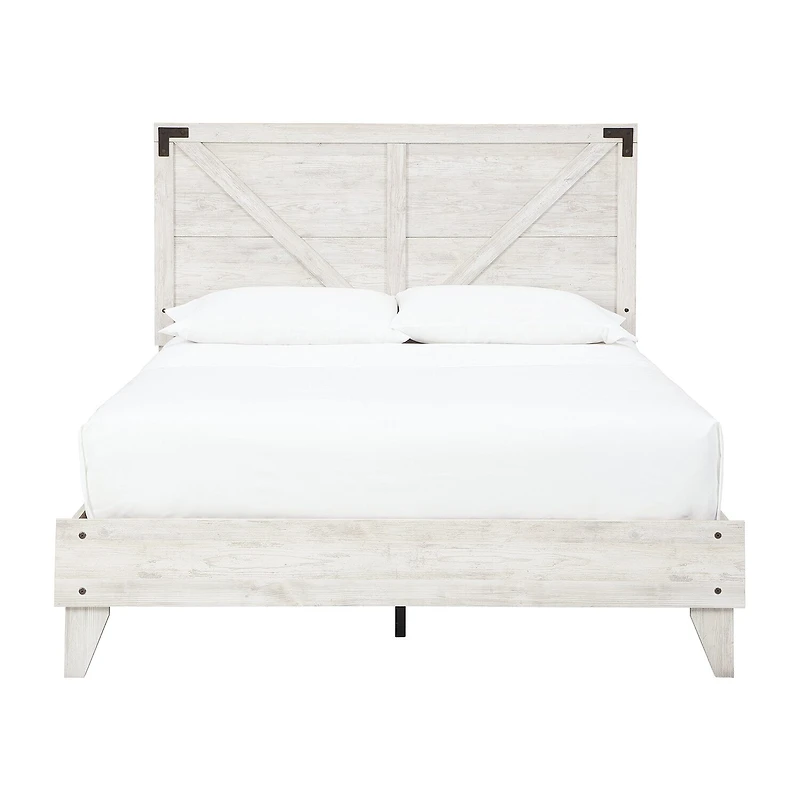 Signature Design By Ashley Shawburn Crossbuck Panel Platform Bed