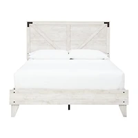 Signature Design By Ashley Shawburn Crossbuck Panel Platform Bed