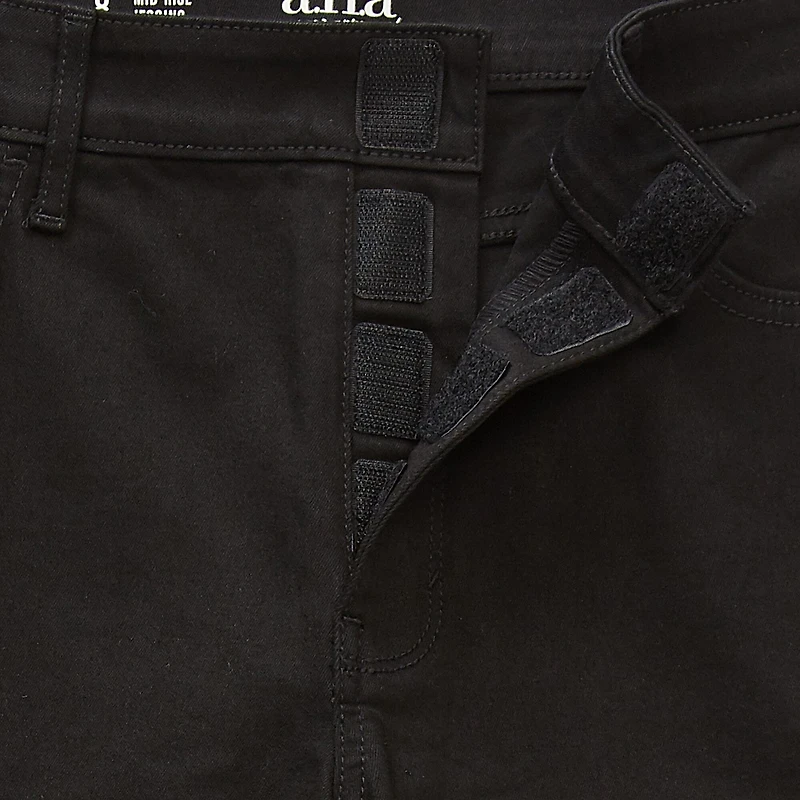 a.n.a. Womens Mid Rise Adaptive Skinny Jegging