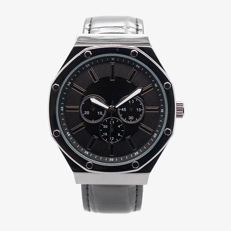 Mens Black 3-pc. Watch Boxed Set Mac7097jc