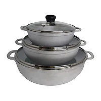IMUSA Basic 6-pc. Caldero Set with Glass Lids