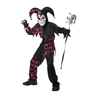 Little & Big Kid Boys Sinister Jester Costume