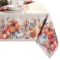Threadmade Botanical Harvest Pumpkin Tablecloth
