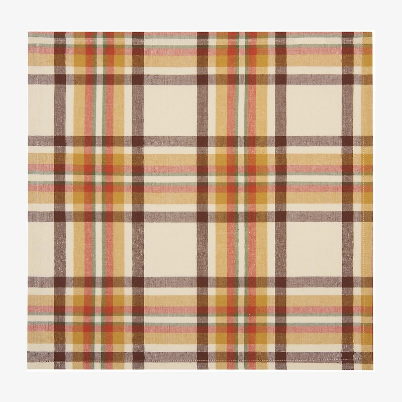 Elrene Home Fashions Harvest Russet Plaid 8-pc. Napkins