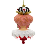 Kurt Adler 6.25-Inch Hollywood Hats Queen Of Hearts Alice in Wonderland Christmas Ornament