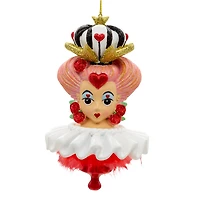 Kurt Adler 6.25-Inch Hollywood Hats Queen Of Hearts Alice in Wonderland Christmas Ornament