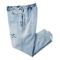 a.n.a Plus Womens High Rise Adaptive Slim Straight Leg Jean