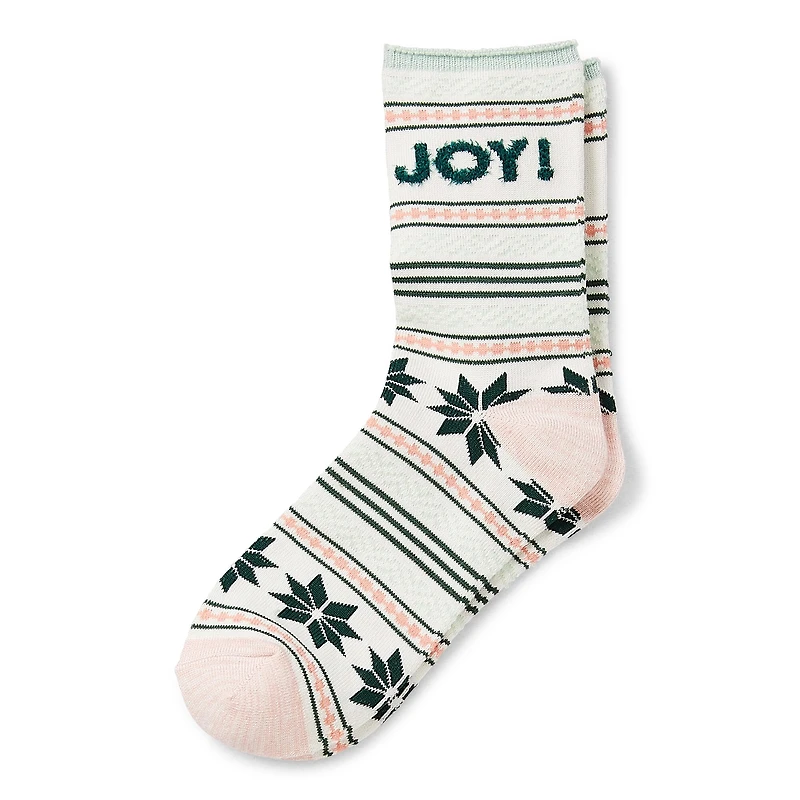 Mixit Womens 1 Pair Crew Socks