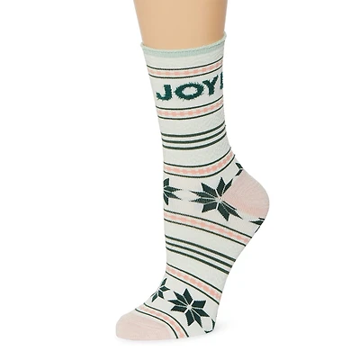 Mixit Womens 1 Pair Crew Socks