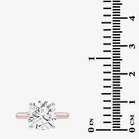 (G-H / Vs2-Si1) Womens 3 CT. T.W. Lab Grown White Diamond 14K Gold Solitaire Engagement Ring