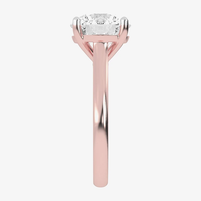 (G-H / Vs2-Si1) Womens 3 CT. T.W. Lab Grown White Diamond 14K Gold Solitaire Engagement Ring